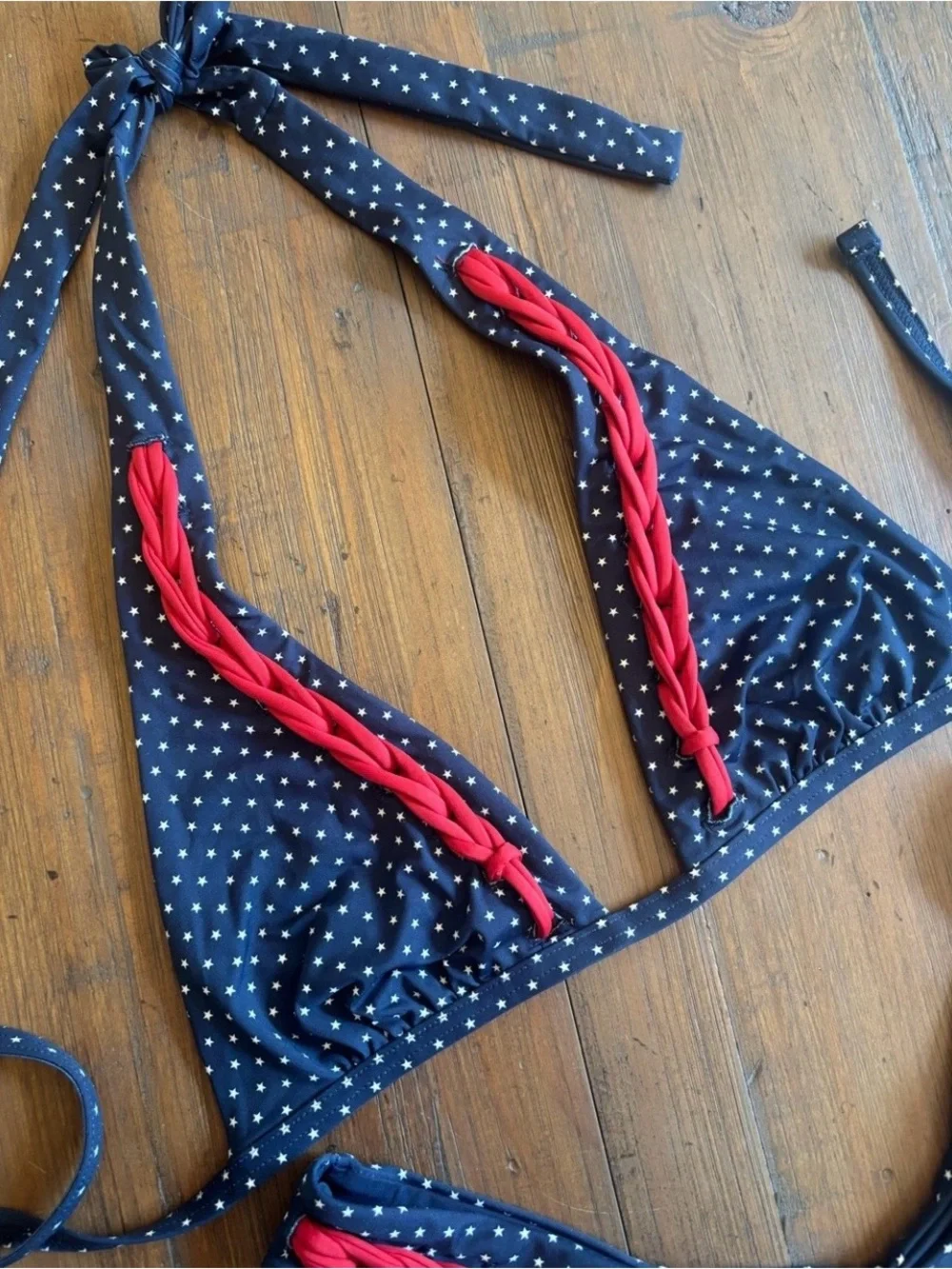NWOT Frankie’s bikinis shooting stars bikini set